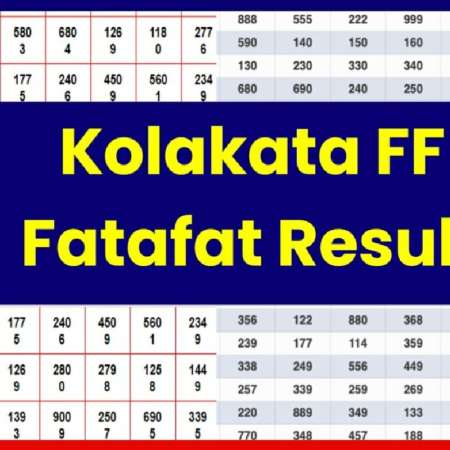 Kolkata FF Fatafat Result: Unveiling the Numbers Behind the Thrill